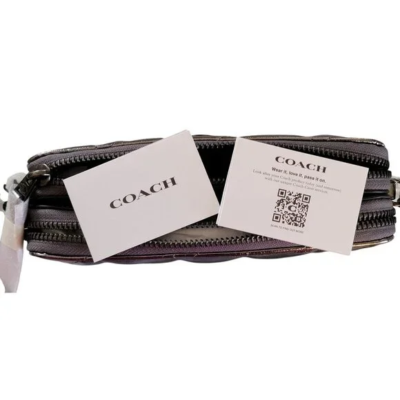 New With Tags Coach KIRA Crossbody, V5/Anthracite - Picture 8 of 10